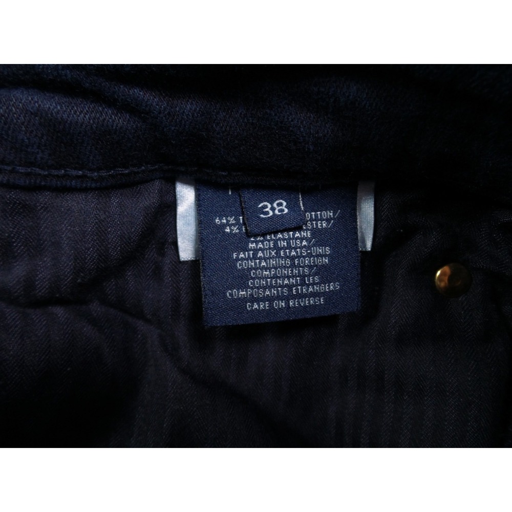 Fidelity‎ Jeans Mens Size 38 Blue Denim Torino Mid Rise Dark Wash Stretch - Picture 14 of 16